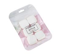 6pcs Morbido Quadrato Pollice Spugnette Trucco Soffio Per Elegante Viso Cosmetico Facile Applicazione Adatto Per Diversi Tipo Di Pelle Professionale Trucco Artista Strumento
