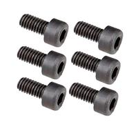 6pcs nero chitarra elettrica ponte tremolo bloccato corde viti 3 mm