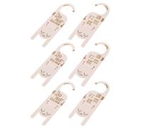 6pcs non disturbare il gancio della porta dei segni dei tag della porta