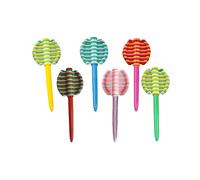 6Pcs Novelty Spinner Ballpoint Pen Fun Writing Pen Decompression Pen Stocking Fillers for Child Student Mental Worker