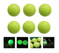 6pcs palla fluorescente palla automatica che assorbe la luce palla da golf