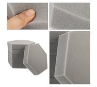 6pcs pannelli acustici esagono panorami smorzanti per il trattamento acustico