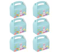 6pcs Pasqua Candy Boxes Coniglio Design Regalo Scatole regalo Bunny Documenti