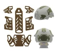 6PCS Patch Loop Casco, Pad Adesivi Forma Skeleton