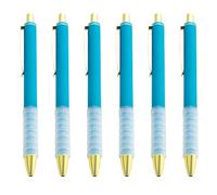 6pcs Penna a sfera retrattile Semplice Firma Scuola Supplie Per Studenti Journaling Note Prendere Progetti D'arte Olio Penna a sfera Scrittura Liscio Scuola Forniture per Ufficio