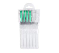 6Pcs Penna Pennello Acquerello Per Principianti Acquerello Gouache Pittura Lettering Flat/Point Punta Pittura Acqua Pennello Penna Grande Capacità Spazzole