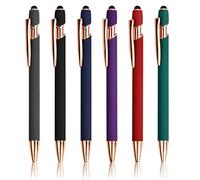 6PCS Penna Touch Penna a Sfera 2 in 1 Penna Stilo per Tablet Pennino Touch Screen Penna Stilo per Touch Screen per Tablet, Smartphone, Samsung Galaxy-Multicolore