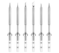 6Pcs per Pinecil TS100 Saldatore Punte Ricambio Portatile