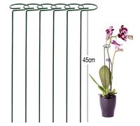 6pcs Pianta Paletti Giardino Orchidea Giglio Peonia Attacco Manubrio Supporto
