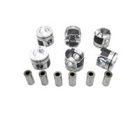6pcs Pistone Pistone Set +0. 5 compatibile con i motori x3 x4 x5 x6 N57d30 include anelli di pistoni.