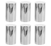 6Pcs Plastic Screw-on Wheel Nut Caps Silver Durable for Semi Truck Repair