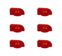 6Pcs Pollo Testa Manopole Effetti Amplificatore Pedale Chitarra Volumi Controllo Tono Chitarra Parti di Ricambio Big Chicken Head Knobs