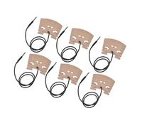6PCS Ponte per violino elettrico con pickup piezoelettrico interno Fiddle morbido piezo attaccato per violino 4/4 fai da te