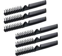 6Pcs Portatile Viaggio Capelli Pettine Spazzola Pieghevole Massaggio Pettine Dei Capelli Anti-Statico Styling Kit Pettini Dei Capelli Pieghevole Parrucchiere Strumenti
