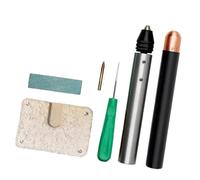 6PCS Professionale Pietra Knapping Strumento Rame Acciaio Inox per Hobbyists Crafting Bronzo Acciaio Antiruggine Pietra Attrezzatura