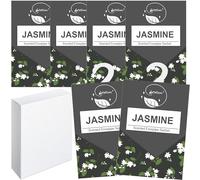 6pcs Profumatori Armadio e Cassetti, Profumatore Auto, Profuma Armadio Vestiti, Profumo Aromi Sacchetti Lavanda Profumati per Armadio Cassetti Armadietti, Scarpiera Deodorante Armadio (Gelsomino)