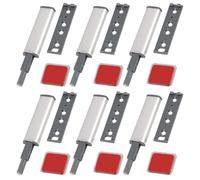 6PCS Push to Open Maniglioni per Mobili, Dispositivo di Apertura a Pressione per Porte e Cassetti, Dispositivo Magnetico per Apertura a Pressione per Armadi, Le viti non sono incluse.