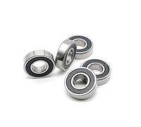 6PCS R8RS Cuscinetto Dimensioni in pollici 12,7x28,575x7,938 Materiale acciaio al cromo R8 2RS