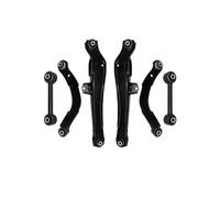 6Pcs Rear Upper Lower Locating Lateral Control Arm Suspension Kit Compatible For Jeep Compass Patriot Compatible For Dodge Caliber 2007-2017