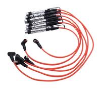 6Pcs Red Ignition Coil Spark Plug Wire Compatibile con III Corrado VR6 2.8 2.9 AAA ABV Modelli con Puller Tool