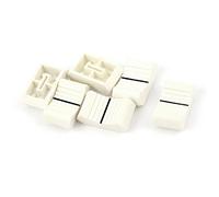 6pcs resistori variabili digitali mixer video fader effetti interruttore a scorrimento tappo bianco 8 potenziometri x 2mm Accessori specializzati