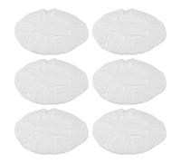 6Pcs Reusable Breathable Mesh Sleep Caps Elastic Bonnets for Hair Care White