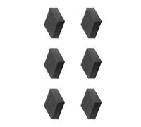 6pcs Riduzione Del Rumore Windmuff Suono Spugna Per 360 Fotocamere Sportive E Vlog Accessori Nero