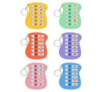 6PCS Scheda di controllo motivazionale per studenti Promemoria portatile per costruire buone routine piccolo compito per bambini gestione dei compiti a casa