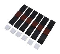 6pcs Sedia Ufficio Gamba Feltro Pad Copertura Gancio E Loop Fasteners Forma Avvolgere Intorno Feltro Salvataggio Pavimento Scivoli Protezioni Mobili Pad