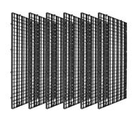 6pcs Serbatoio di pesce Filtration Plates Aquarium Bottom Filter Detertion