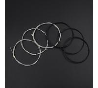 6pcs set Corde per chitarra classica Nucleo in nylon Avvolte rame placcato argento Tensione normale Alto- Prestazioni eccellenti