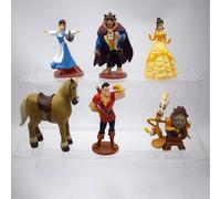 6Pcs/Set la bella e la bestia action figure regalo compleanno