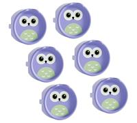 6Pcs Silicone Electrical Outlet Caps Dustproof Socket Protector Baby Childproof Design European Standard Silicone Outlet Cover For Infants