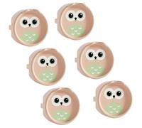 6Pcs Silicone Electrical Outlet Caps Dustproof Socket Protector Baby Childproof Design European Standard Silicone Outlet Cover For Infants