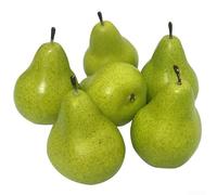 6pcs Simulazione Pera Frutta Puntelli per la Decorazione Domestica Fotografia Centrotavola e Visual Merchandising Uso