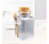 6pcs smerigliato bottiglia di plastica vuota sali da bagno cibo polvere