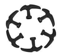 6pcs Sostituzione della maniglia di avviamento universale per il tosaerba a motosega del generatore compatibile con vari strumenti di piccoli motori(7.60x5.30x2.10cm)