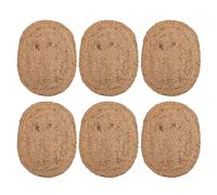 6pcs stili giapponesi posizionare stuoie decorativo tessuto a mano