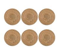 6pcs stili giapponesi posizionare stuoie decorativo tessuto a mano