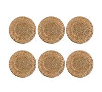 6pcs stili giapponesi posizionare stuoie decorativo tessuto a mano