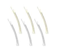 6Pcs Strass Fermaglio Per Capelli Elegante Clip Di Capelli Brillante Laterale Frangia Fermaglio Dei Capelli Fermagli Antiscivolo Per Le Donne Acconciatura