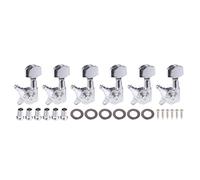 6pcs Sunckers Bloccaggio Per Chitarra (3L + Consegnato) 1:18 Sundazione Della Stringa Blocco Del Rapporto Per Le Della Macchina Per Pioli Con Han Esagonale