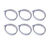 6pcs Supportati Adesivi A Nastro Flessibile 1 M/2 M Strumento A Metro Nastro Per L'ufficio Mestieri Misurazione Del Righello Rinnovamento Della Casa