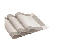 6PCS Table Mat Insulation Placemat Cut Leave-in Waterproof Western Restaurant Simple And Exquisite per Cucina Domestica Ristoranti e Hotel(Color5)