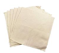 6PCS Tessuto da Ricamo, Panno di Monaci Fai-da-Te Tessuto per Cucito Professionale Panno Tufting per Punch Ricamo Fai-da-Te 28 x 28 cm