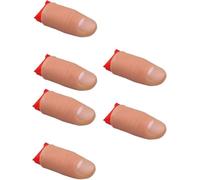6Pcs Thumb Tip Trucchi Magici Falso Pollice Punta Seta Scompare Magia Seta Falso Pollice Punta Trucco Magico Gimmick Mago Accessorio e Scherzi Pratici Trucchi Magici Fare Appare Oggetti Scompaiono