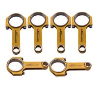 6pcs Titanizing 4340 EN24 Connecting Rods Bielle for Porsche 911 2.0L 2.2L 6cyl
