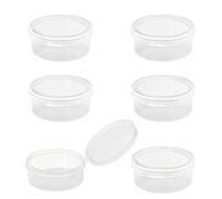 6Pcs Triangolo Trasparente Polvere Puffs Holder Custodie Trucco Spugna Contenitore Protettivo Cosmetico Soffio Scatola di Immagazzinaggio Portatile Viaggio Beauty Blender Holder, Trasparente