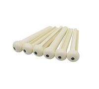 6pcs Tuning Tone Pegs Sustain String Nail Guitar Guitar Pin Guitar Pin Bridge Parti Di Ricambio Accessorio Violin (Color : White)