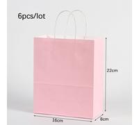 6pcs Unicorno Carta Regalo Borsa Per Pacchi Sporta Compleanno Festa Forniture
